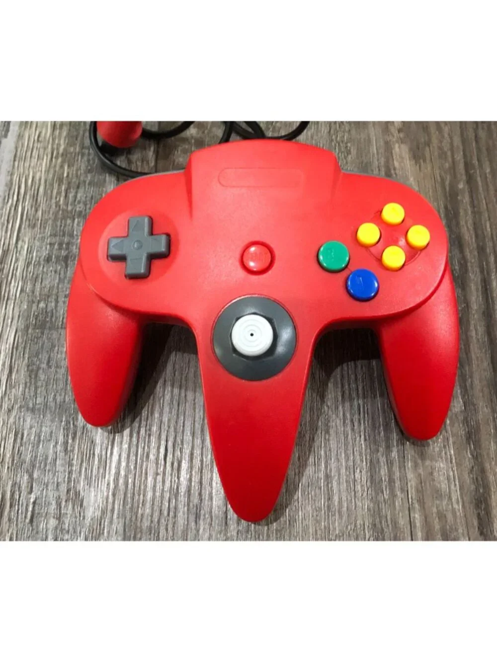 Nintendo 64 Red Controller NUS-005 Official N64 OEM Tested Working Tight